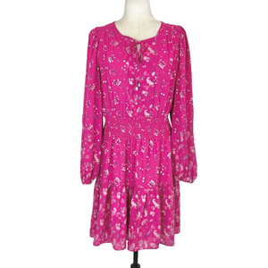 Nicole Miller pink floral dress